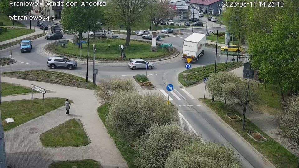 Braniewo › North: Rondo Generała Władysława Andersa