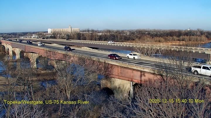 Topeka: US-75 at Kansas River - MP 161
