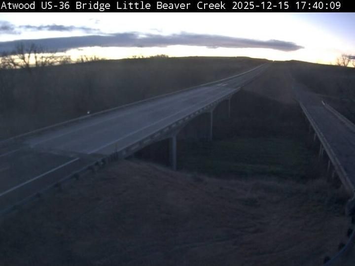 Beardsley: US-36 at Atwood - Bridge over Little Beaver Creek: US-36 at Atwood - Bridge over Litttle Beaver Creek