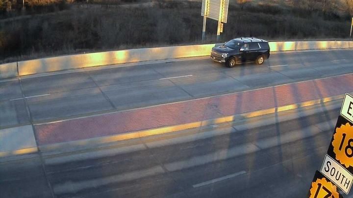 Manhattan: K-18 at - Bridge over Kansas River