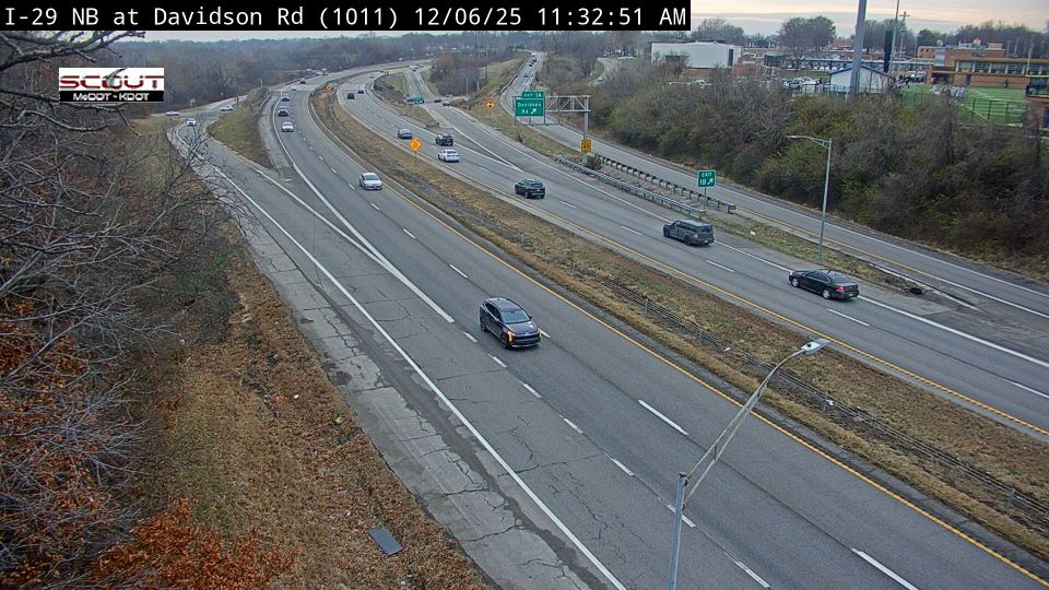 Kansas City: I-29 N @ at Davidson Rd