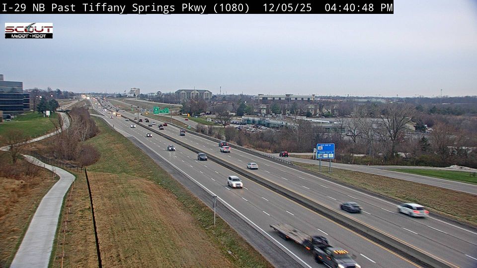 Kansas City: I-29 N @ N of Tiffany Springs Pkwy