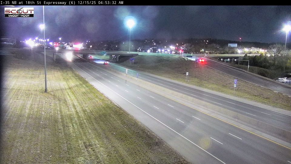 Kansas City: I-35 N @ 18TH ST EXPRESSWAY