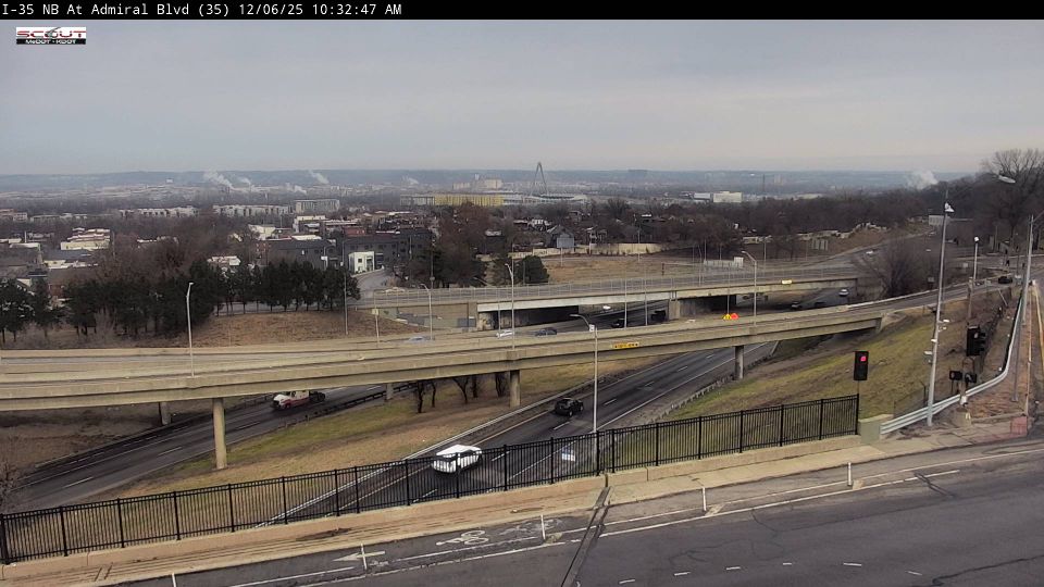 Kansas City: I-35 N @ ADMIRAL BLVD