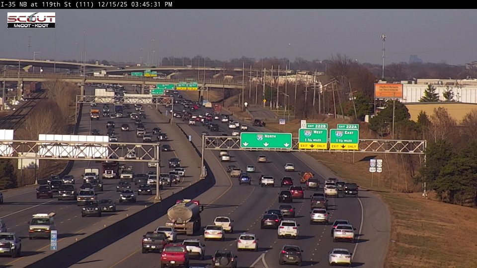 Olathe: I-35 N @ AT 119TH ST