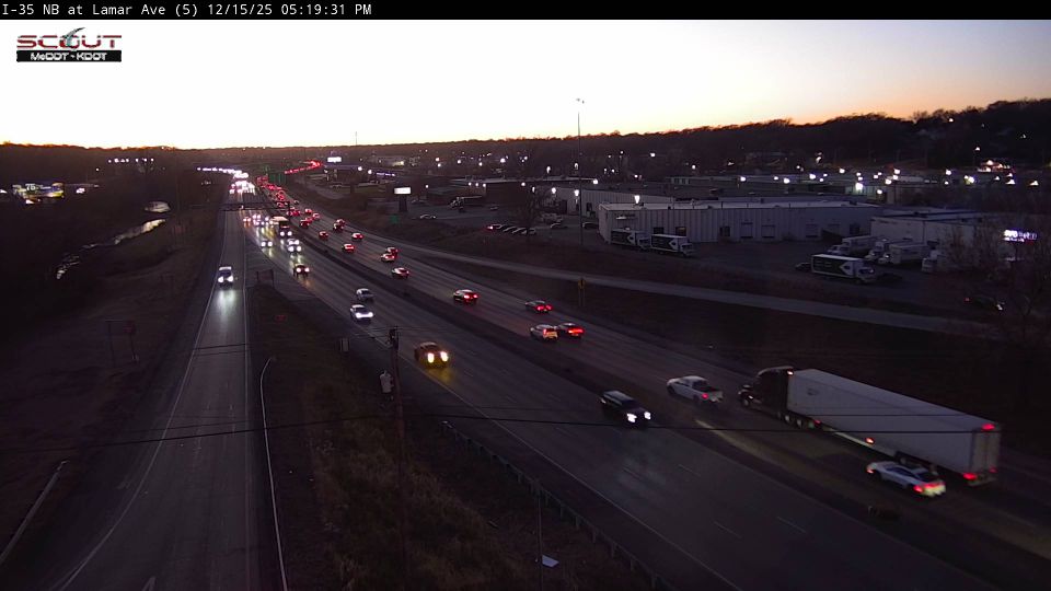 Kansas City: I-35 N @ LAMAR AVE
