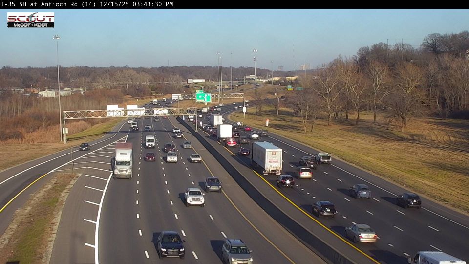 Overland Park: I-35 S @ ANTIOCH RD
