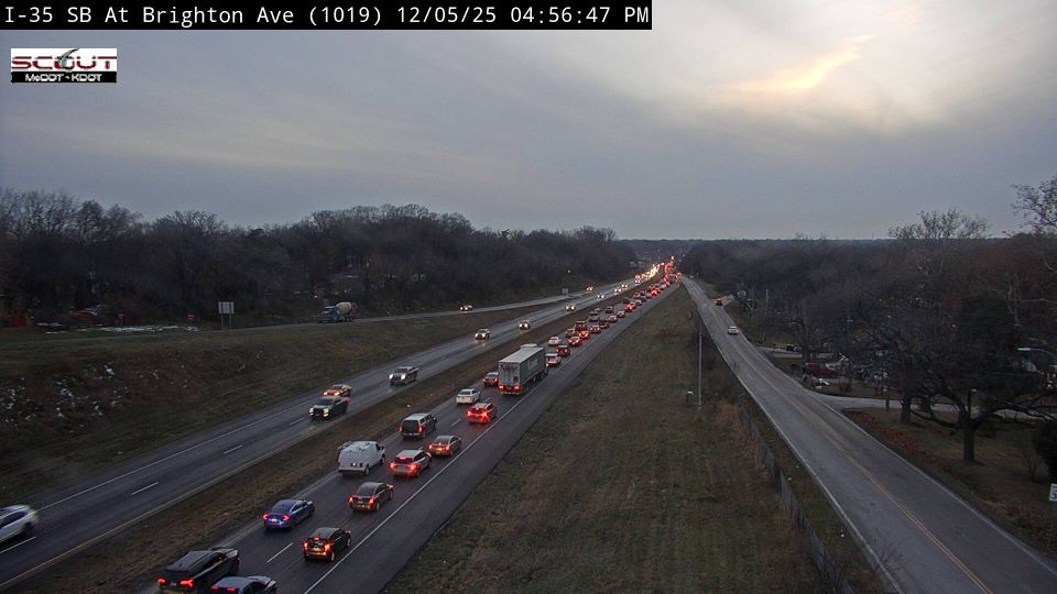 Kansas City: I-35 S @ at Brighton Ave
