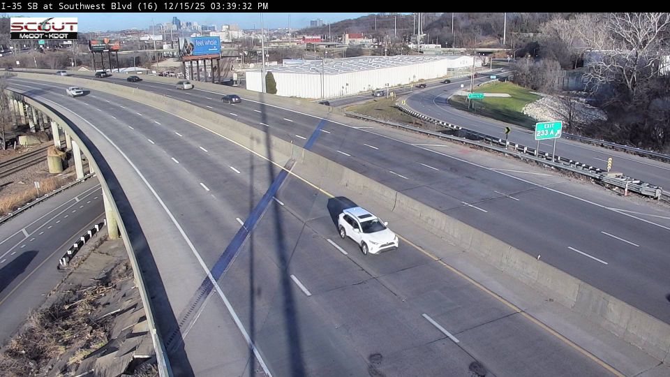 Kansas City: I-35 S @ SOUTHWEST BLVD