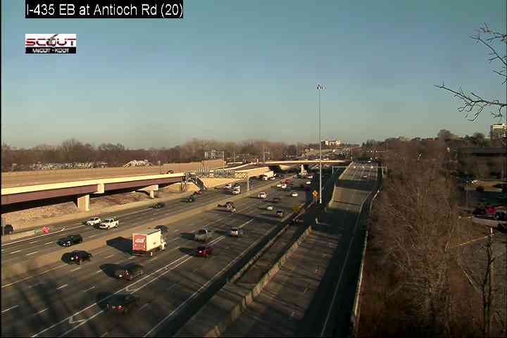 Overland Park: I-435 E @ ANTIOCH