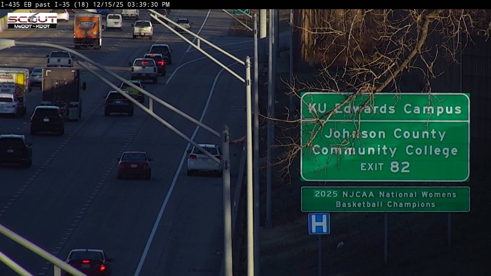 Overland Park: I-435 E @ E OF I-35