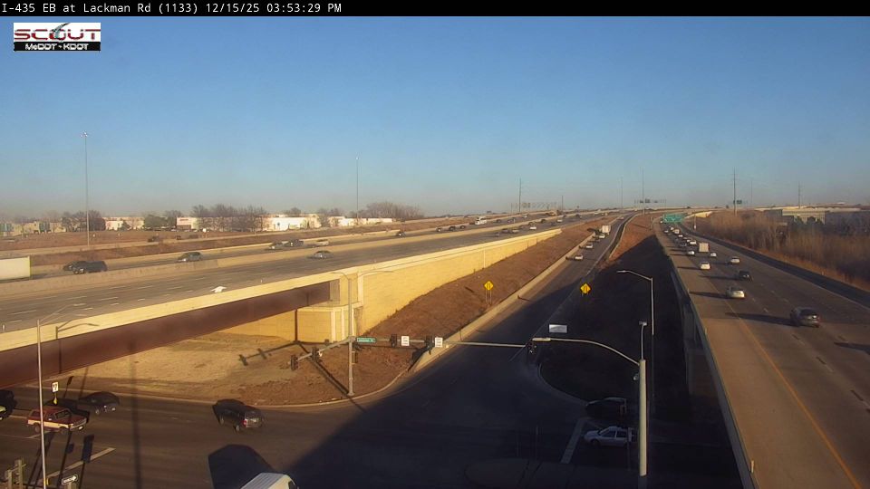 Lenexa: I-435 E @ Lackman Road