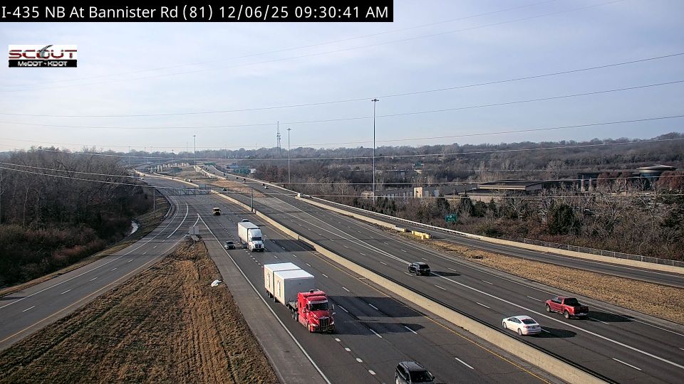 Kansas City: I-435 N @ BANNISTER RD