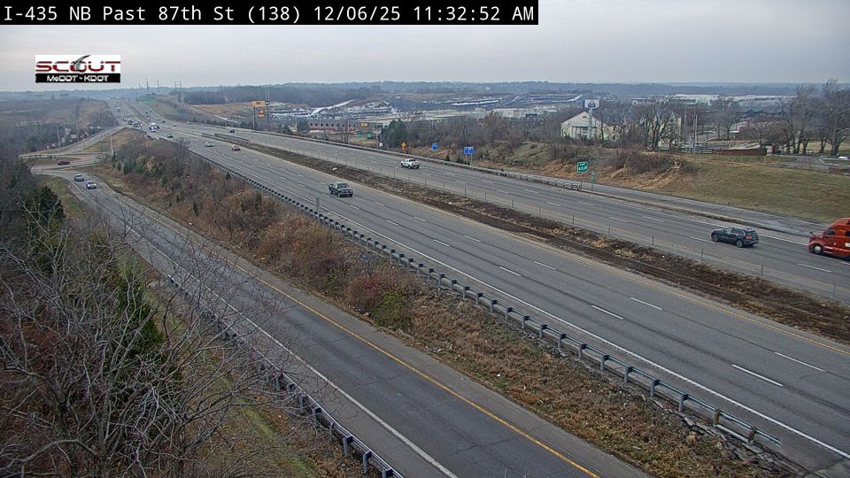 Kansas City: I-435 N @ NORTH OF 87TH ST