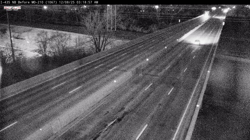 Kansas City: I-435 N @ SOUTH OF 210 HWY
