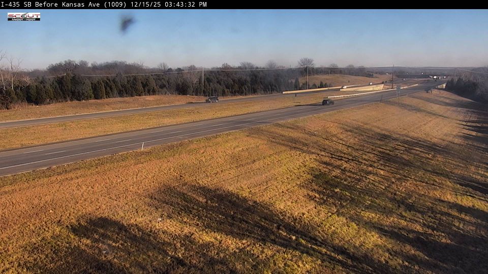 Edwardsville: I-435 S @ NORTH OF KANSAS AVE