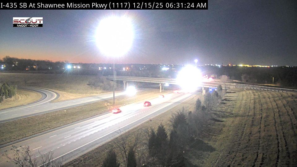 Shawnee: I-435 S - Mission Parkway