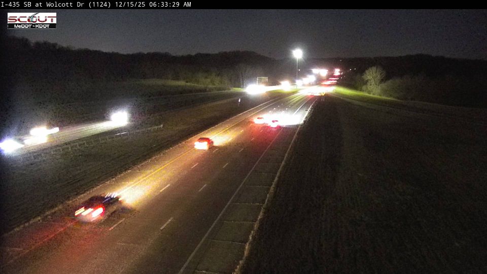 Kansas City: I-435 S @ Wolcott Drive