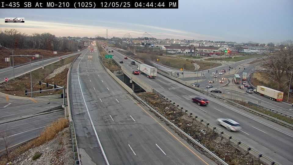 Randolph: I-435 SB @ at 210 Hwy