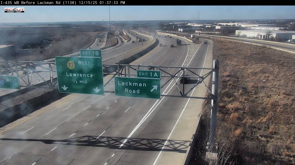 Lenexa: I-435 W @ Before Lackman