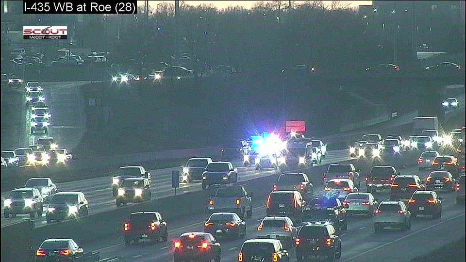 Overland Park: I-435 W @ ROE BLVD