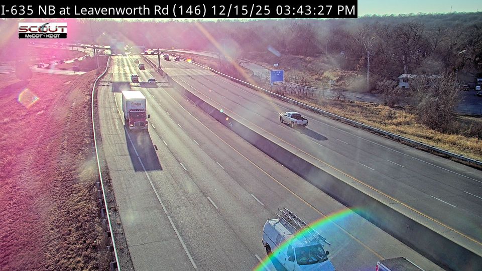 Kansas City: I-635 N @ at LEAVENWORTH RD