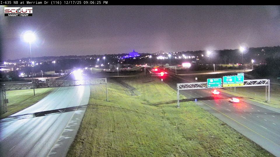 Kansas City: I-635 N @ at MERRIAM DR