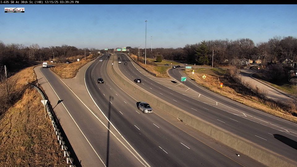 Kansas City: I-635 S @ at 38TH ST