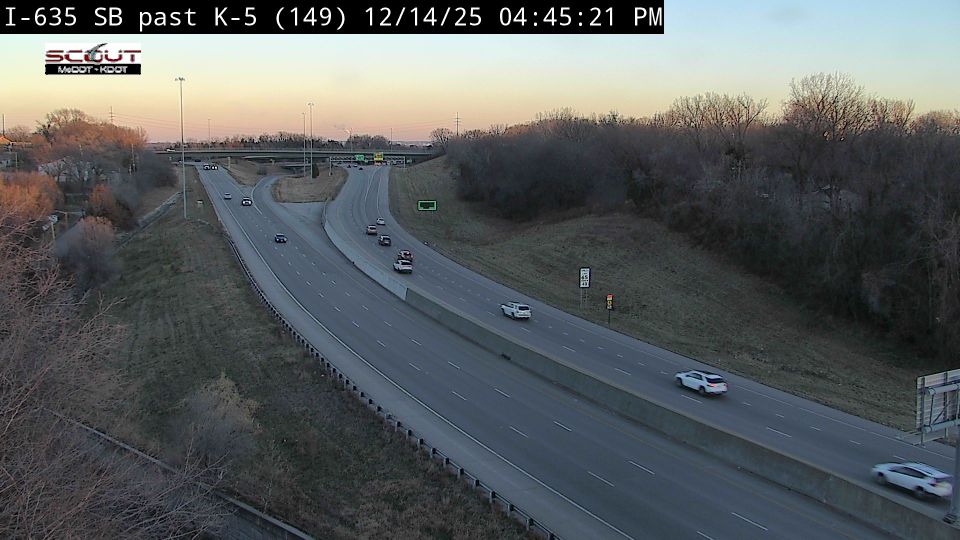 Kansas City: I-635 S @ Past K-5