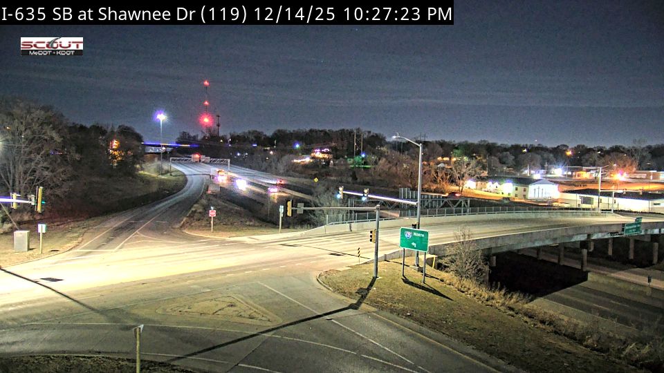 Kansas City: I-635 S @ SHAWNEE DR