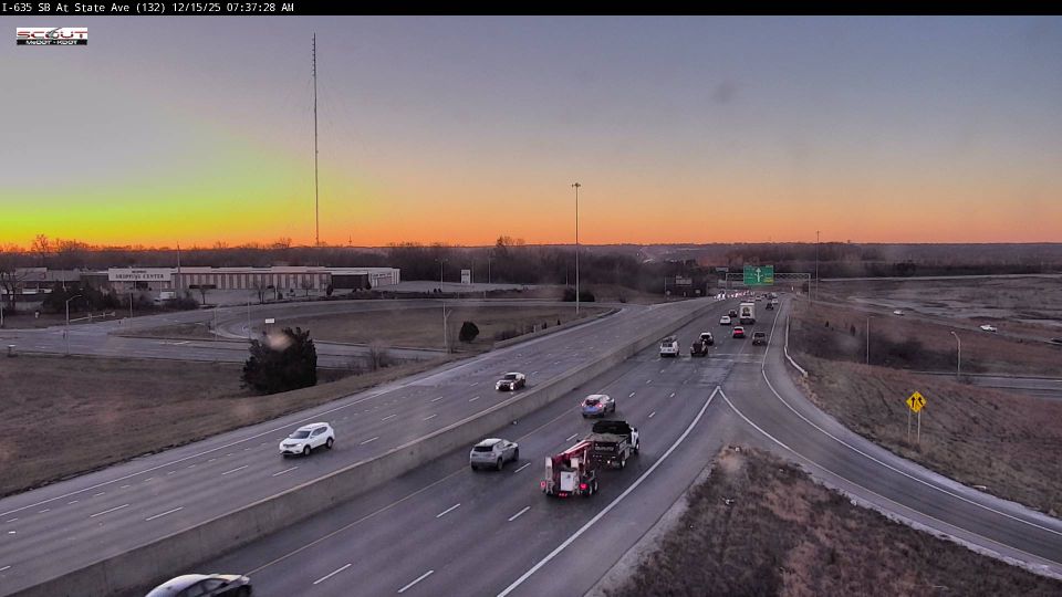 Kansas City: I-635 S @ STATE AVE