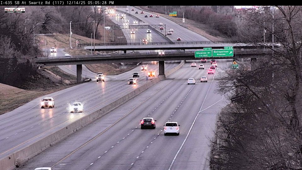 Kansas City: I-635 S @ SWARTZ RD