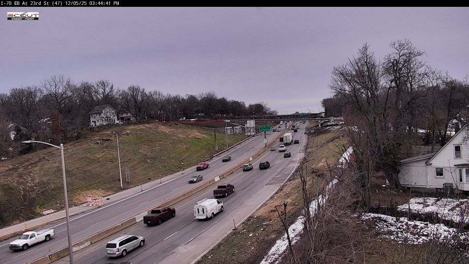 Kansas City: I-70 E @ 23RD ST