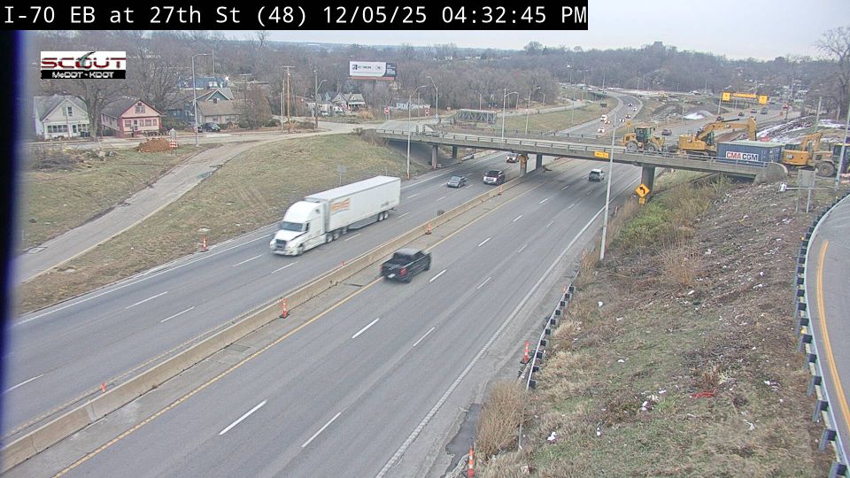 Kansas City: I-70 E @ 27TH ST