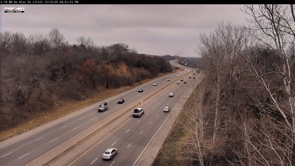 Kansas City: I-70 E @ 61st Street
