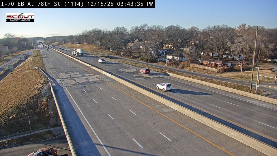 Kansas City: I-70 E @ 78th Street