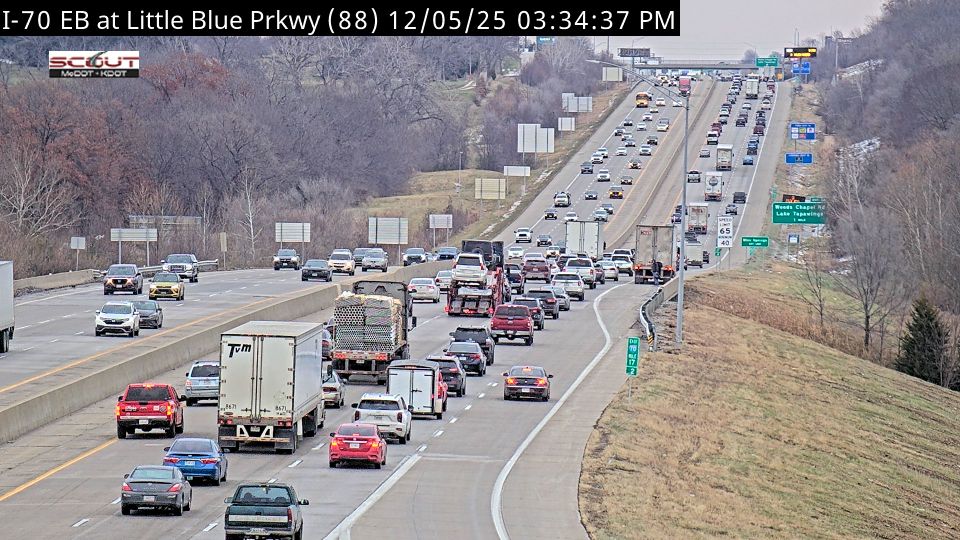 Independence: I-70 E @ LITTLE BLUE PKWY