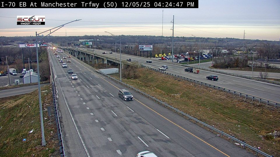 Kansas City: I-70 E @ MANCHESTER TRFWY