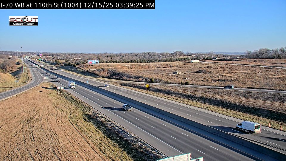Kansas City: I-70 W @ 110TH ST