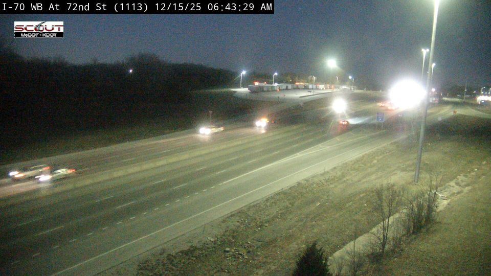 Kansas City: I-70 W @ 72nd Street