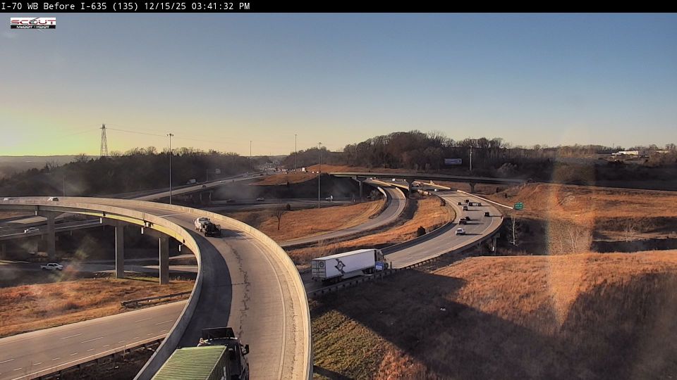 Kansas City: I-70 W @ EAST OF I-635