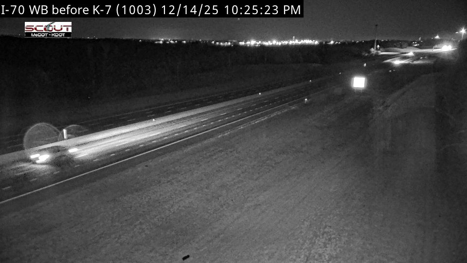 Bonner Springs: I-70 W @ EAST OF K-7