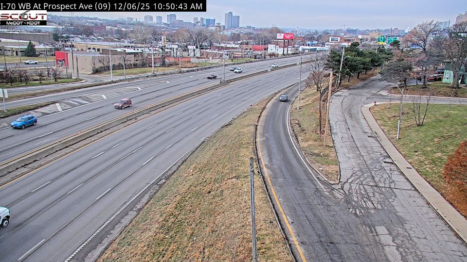Kansas City: 18th and Vine: I-70 W @ PROSPECT AVE