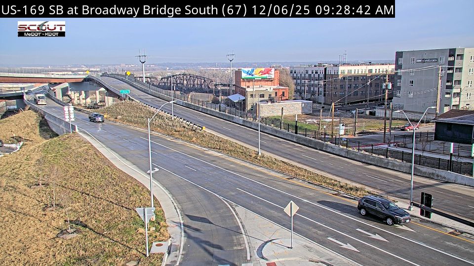 Kansas City: River Market: US-169 N @ BROADWAY BR S
