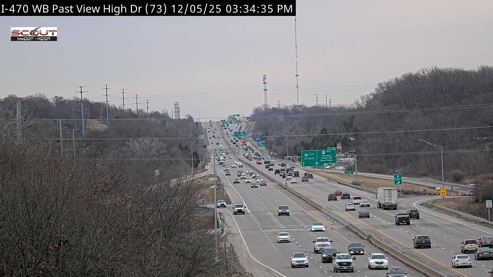 Kansas City: I-470 W @ VIEW HIGH DR