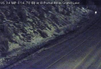 Grand Lake: US-34 Webcam South by CDOT