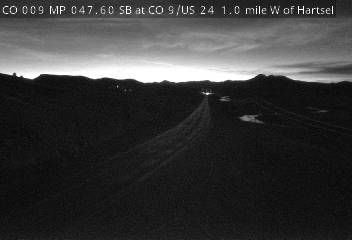 Fairplay: US-24 Webcam 1.0 miles West Hartsel CO-9 Webcam West by CDOT