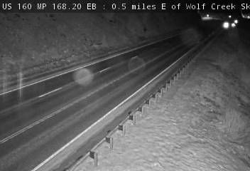 Mineral: Wolf Creek Pass Webcam 0.5 miles East Wolf Creek Ski Area US-160 168.20 East Webcam by CDOT