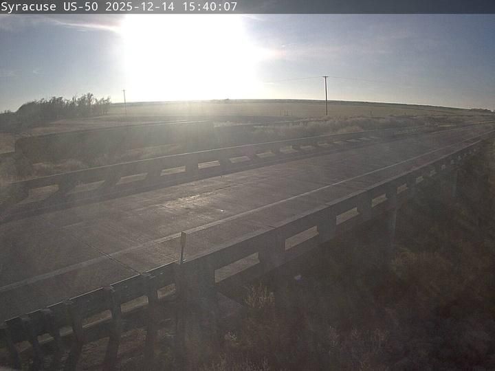 Coolidge: US-50 at Syracuse - Bridge over West Bridge Creek