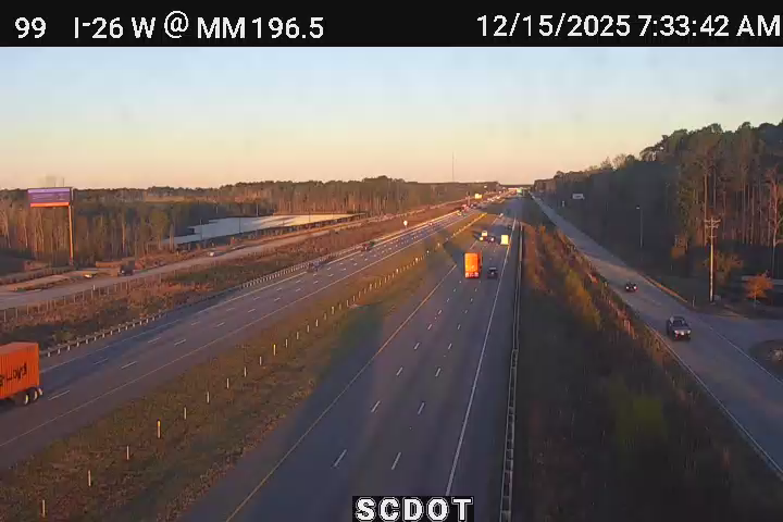 Clemson Terrace: I-26 W @ MM 196.5